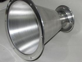 Kit 2 pçs cone de aluminio jarão 24,5 x 25 cm para drive de 2" /405/9950/305...