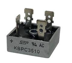 Kit 2 pçs - diodo ponte retificadora kbpc3510 - 35a 1000v Kit 2 pçs - diodo ponte retificadora kbpc3510 - 35a 1000v