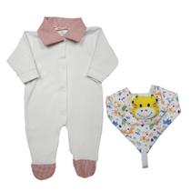 Kit 2 Pçs Macacão E Naninha Roupa Para Presente Chá De Bebê - Koala Baby