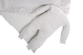 Kit 2 Pçs Saída Maternidade Macacão e Manta Trança Tricot Unissex M - Aconchego Baby