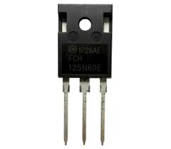 Kit 2 pçs transistor fch125n60e = 125n60 e - 600v 29a - canal n - to247 Kit 2 pçs transistor fch125n60e = 125n60 e - 600v 29a - canal n - to247