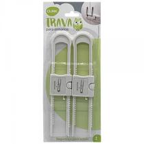 Kit 2 Pcs Trava Armário Plástico Kit 2 Pcs Trava Armário Plástico