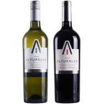 Kit 2 pçs Vinho 1 Branco Suavignon 1 Tinto Malbec Altupalka