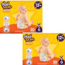 Kit 2 PCT Fralda Descartável Piquitucho Mega - Todos os tamanhos