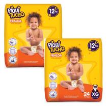 Kit 2 PCT Fralda Descartável Piquitucho Mega - Todos os tamanhos Kit 2 PCT Fralda Descartável Piquitucho Mega - Todos os tamanhos