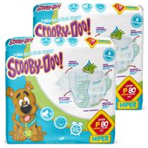 KIT 2 PCT Fralda Descartável Scooby Doo Hiper