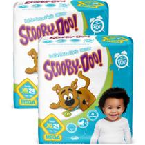 Kit 2 PCT Fralda Descartável Scooby Doo Mega Kit 2 PCT Fralda Descartável Scooby Doo Mega