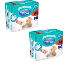 KIT 2 PCT Fraldas Descartáveis Atacado Barato Enzzo Baby Pacotão Todos os tamanhos