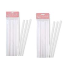 Kit 2 Pcte C/ 8 Unid. Tubo Suporte Para Bolo 30cm x1,3cm Kit 2 Pcte C/ 8 Unid. Tubo Suporte Para Bolo 30cm x1,3cm