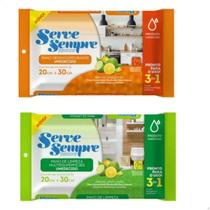 Kit 2 Pcts Pano de Limpeza Umedecido Multiuso Branco Limpa Tudo Kit 2 Pcts Pano de Limpeza Umedecido Multiuso Branco Limpa Tudo