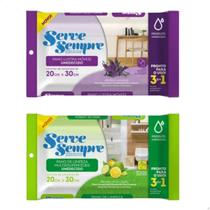Kit 2 Pcts Pano de Limpeza Umedecido Multiuso Branco Limpa Tudo Kit 2 Pcts Pano de Limpeza Umedecido Multiuso Branco Limpa Tudo