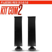 Kit 2 Pé Ajustavel 17cm a 20cm para armario itatiaia pia gabinete de cozinha
