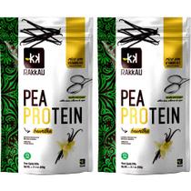 Kit 2 Pea Protein Baunilha Rakkau 600g - Vegano - Proteína