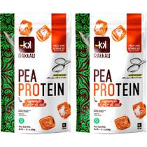 Kit 2 Pea Protein Caramelo e Flor de Sal Rakkau 600g Vegano