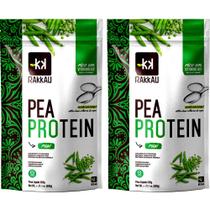 Kit 2 Pea Protein Natural Rakkau 600g - Vegano - Proteína
