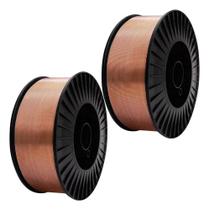 Kit 2 Peças Arame Mig Mag 1mm Carretel 15kg Vonder Com Gás