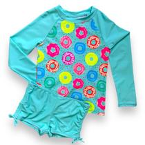 Kit 2 Peças Biquini Infantil Menina Shorts Proteção Uv 50 Kit 2 Peças Biquini Infantil Menina Shorts Proteção Uv 50