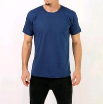 Kit 2 peças blusa camiseta masculina manga curta gola redonda moda básica