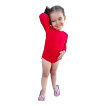 Kit 2 Peças - Body Infantil Tamanhos 1, 2, 3 anos Roupa de Criança Suedine Algodão