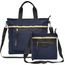 Kit 2 Peças Bolsa Feminina Transversal Mão e Ombro Grande Pequena Golden Fenix Kit 2 Peças Bolsa Feminina Transversal Mão e Ombro Grande Pequena Golden Fenix