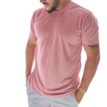 Kit 2 peças camisas masculinas manga curta gola redonda lisa