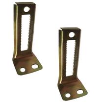 Kit 2 Peças - Chapa L Serrilhado Reposição Ideal Para Tilhto De Porta Camarão