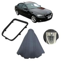 Kit 2 Peças Coifa Forro E Aro Interno Marcha Câmbio Automático Bmw 320i 2006 A 2012 Kit 2 Peças Coifa Forro E Aro Interno Marcha Câmbio Automático Bmw 320i 2006 A 2012