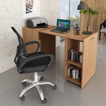 Kit 2 Peças com Escrivaninha Retrátil para Escritório com Cadeira para Escritório Diretor Tela Mesh Kit 2 Peças com Escrivaninha Retrátil para Escritório com Cadeira para Escritório Diretor Tela Mesh