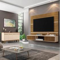 Kit 2 Peças com Estante para TV até 65 Polegadas e Buffet Atlanta