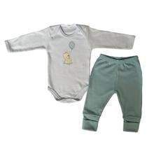 Kit 2 Peças Conjunto Completo Pagão Recém Nascido Básico Kit 2 Peças Conjunto Completo Pagão Recém Nascido Básico