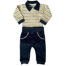 Kit 2 Peças Conjunto Pagão Bebê Recém Nascido Suspensório
