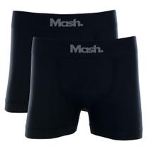 Kit 2 Peças Cueca Mash Boxer Sem Costura Microfibra