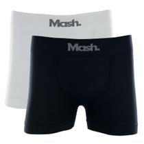 Kit 2 Peças Cueca Mash Boxer Sem Costura Microfibra