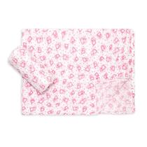 Kit 2 Peças Cueiro Para Bebê Swaddle Fralda Coruja Rosa