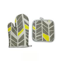 Kit 2 Peças Culinária Luva Térmica Forno Quente Fogão Cozinha Estampado Clink 25cm Kit 2 Peças Culinária Luva Térmica Forno Quente Fogão Cozinha Estampado Clink 25cm