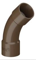 Kit 2 Peças Curva Soldável 60MM 45 Graus Marrom Kit 2 Peças Curva Soldável 60MM 45 Graus Marrom
