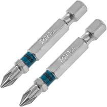 Kit 2 Peças de Bits Phillips 50 Mm Gross Ponta Ph1 Pol Kit 2 Peças de Bits Phillips 50 Mm Gross Ponta Ph1 Pol