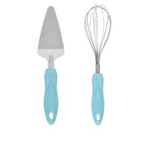 Kit 2 peças de Utensílios Espátula de Bolo e Batedor de Ovos Kit 2 peças de Utensílios Espátula de Bolo e Batedor de Ovos