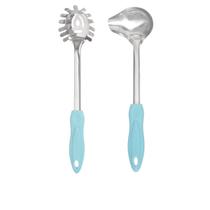 Kit 2 peças de Utensílios Pegador de Massa e Colher p/ Molho