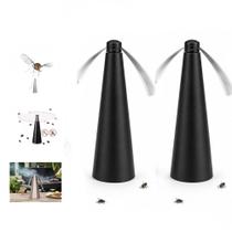 Kit 2 Peças Espanta Mosca Ventilador á Pilha Para Mesas Kit 2 Peças Espanta Mosca Ventilador á Pilha Para Mesas