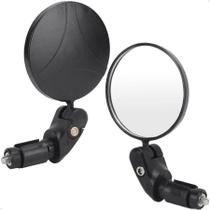 Kit 2 Peças Espelho Retrovisor Giratório 360 Bike Guidão Kit 2 Peças Espelho Retrovisor Giratório 360 Bike Guidão
