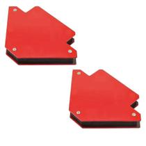 Kit 2 Peças Esquadro Magnético Para Solda 11Kg 25Lb Charbs