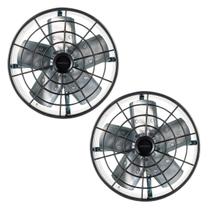 Kit 2 Peças Exaustor Comercial Ventilador Axial 30 Cm 220V Ventilação E Exaustão Premium Ventisol