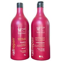 Kit 2 Peças Hidratação Cabelos Com Química e Progressiva lisamento Relaxamento All Repair WF 2L
