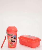 Kit 2 Peças Infantil Organizador Mickey Disney-91755 Kit 2 Peças Infantil Organizador Mickey Disney-91755