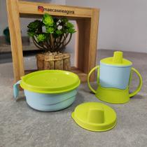 Kit 2 Peças Infantil Verde - Potinho e Copo Tupperware Kit 2 Peças Infantil Verde - Potinho e Copo Tupperware