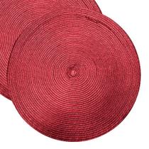 Kit 2 Peças Jogo Americano Redondo Suplat Sousplat Mesa Posta