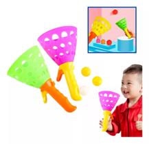 Kit 2 Peças Jogo Bolinhas Atlantis Lança Bolinha Kind Ball