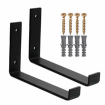 Kit 2 Peças Mão Francesa Invertida Industrial Tábua 30cm