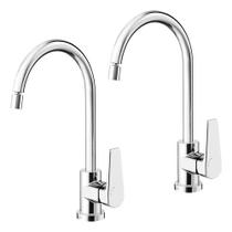Kit 2 Peças Misturador Cozinha Docol Lift Bica Alta 00796206